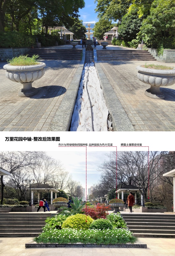 火狐电竞绿化增加超200平方米！普陀这个公园正在改造升级(图2)