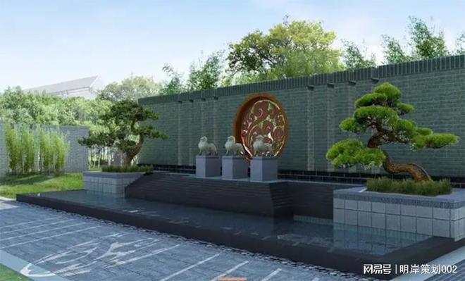 火狐电竞明岸：园林景观设计中的景观墙(图2)
