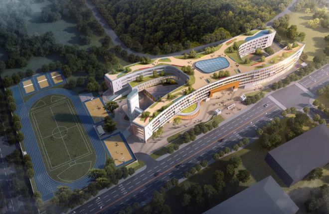 转塘36班小学结顶！明年镇南将再迎一所公办名校火狐电竞(图2)