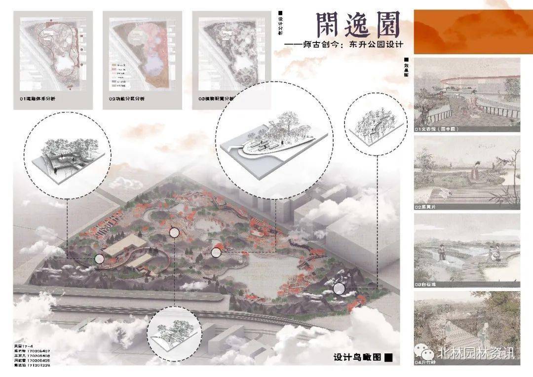 教学丨2020年秋季学期风景园林17级”风景园火狐电竞林设计“课程展示(图6)