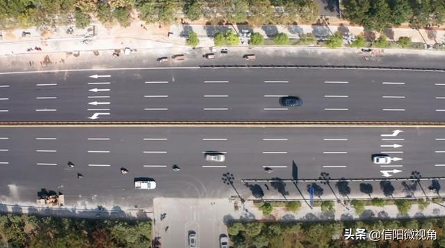 火狐电竞信阳新五大道全线通车 花园城市再添“颜值担当”(图7)