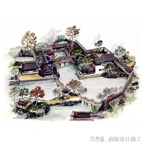 火狐电竞浅谈风水文化影响下的中国古典园林(图10)