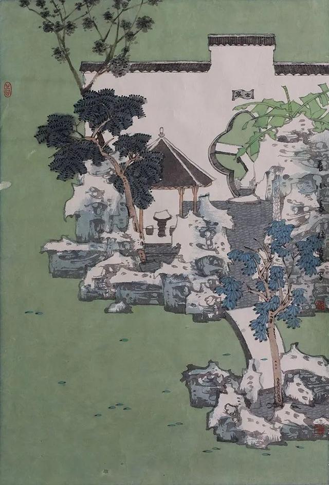 火狐电竞当园林遇上画家——孙宽的纸上园林(图6)