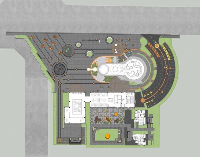 火狐电竞摩登未来的全龄互动社区 绵阳领地城园林景观工程(图1)