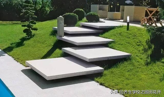 26款台阶火狐电竞设计这才是花园该有的层次美与节奏感(图2)