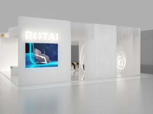 园林与科技对撞独特装修增强产品印象荣泰体博会展区设火狐电竞计分享(图6)