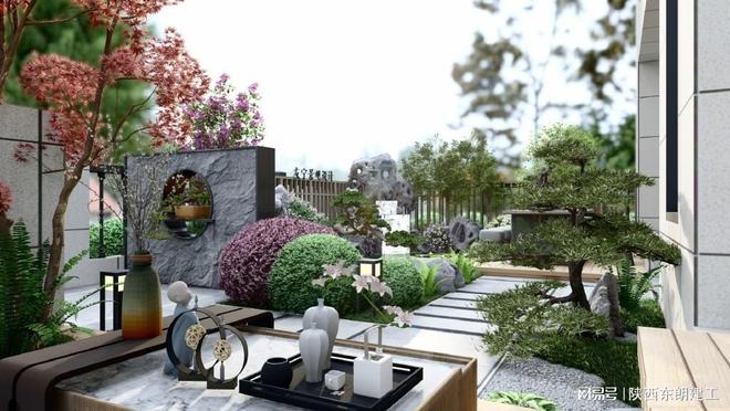 火狐电竞庭院设计基本流程及植物景观设计(图4)