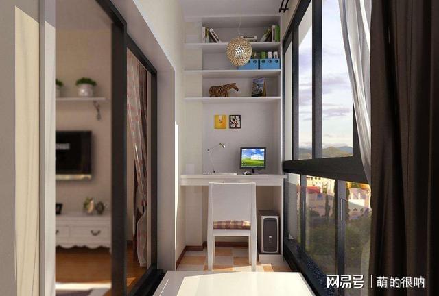 火狐电竞阳台这样装修分分钟多出一间房美观还实用(图5)