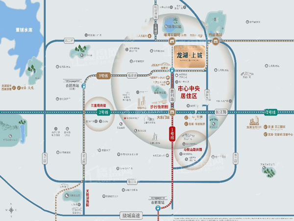 合肥龙湖上城社区园林设计怎么样？火狐电竞(图3)