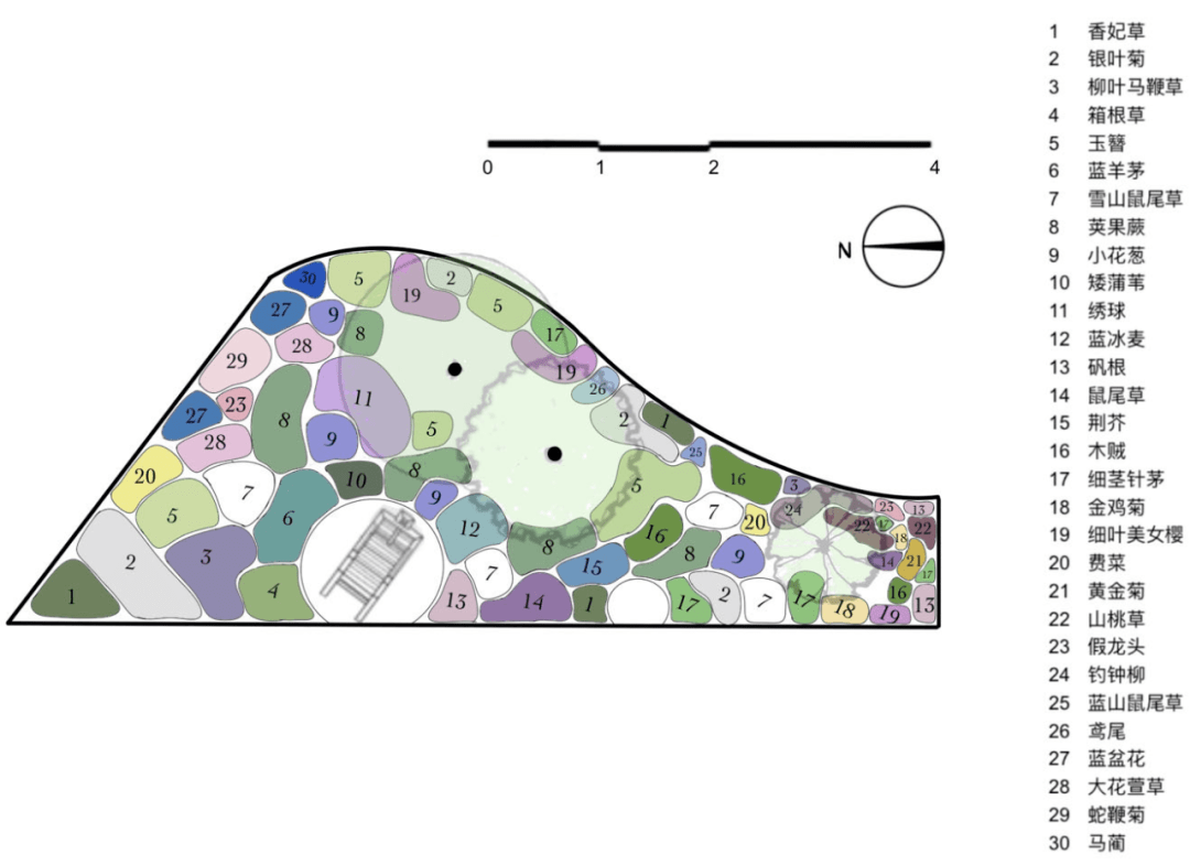 火狐电竞2021级风景园林专业《园林植物应用设计（实习）》课程花境设计成果展(图10)