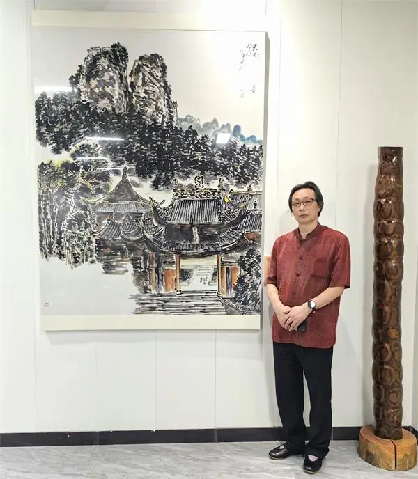 火狐电竞2023中国手指书画作品展在深圳盛大开幕(图7)
