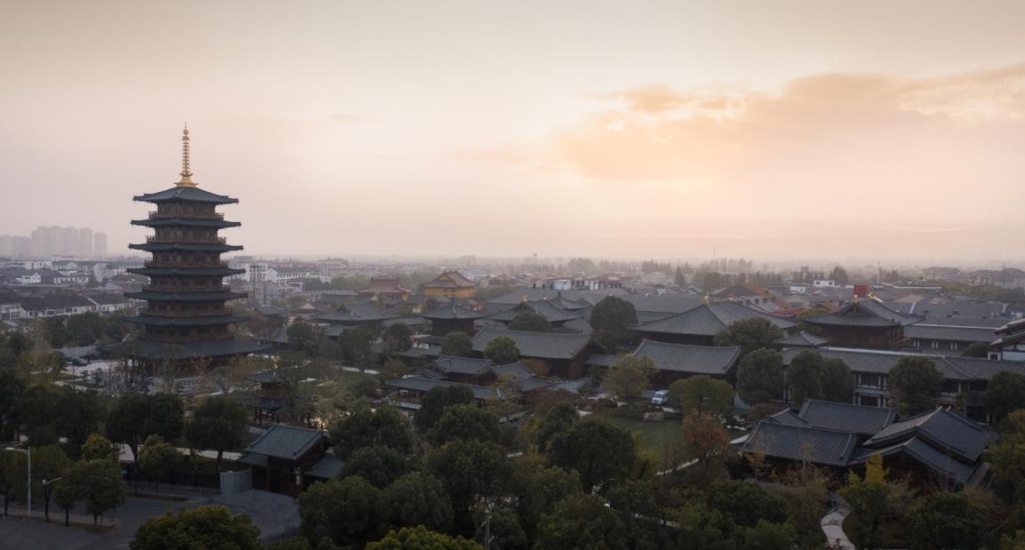 上海：火狐电竞宝山祇园开园在即唐风古韵厚植文化“软实力”(图1)