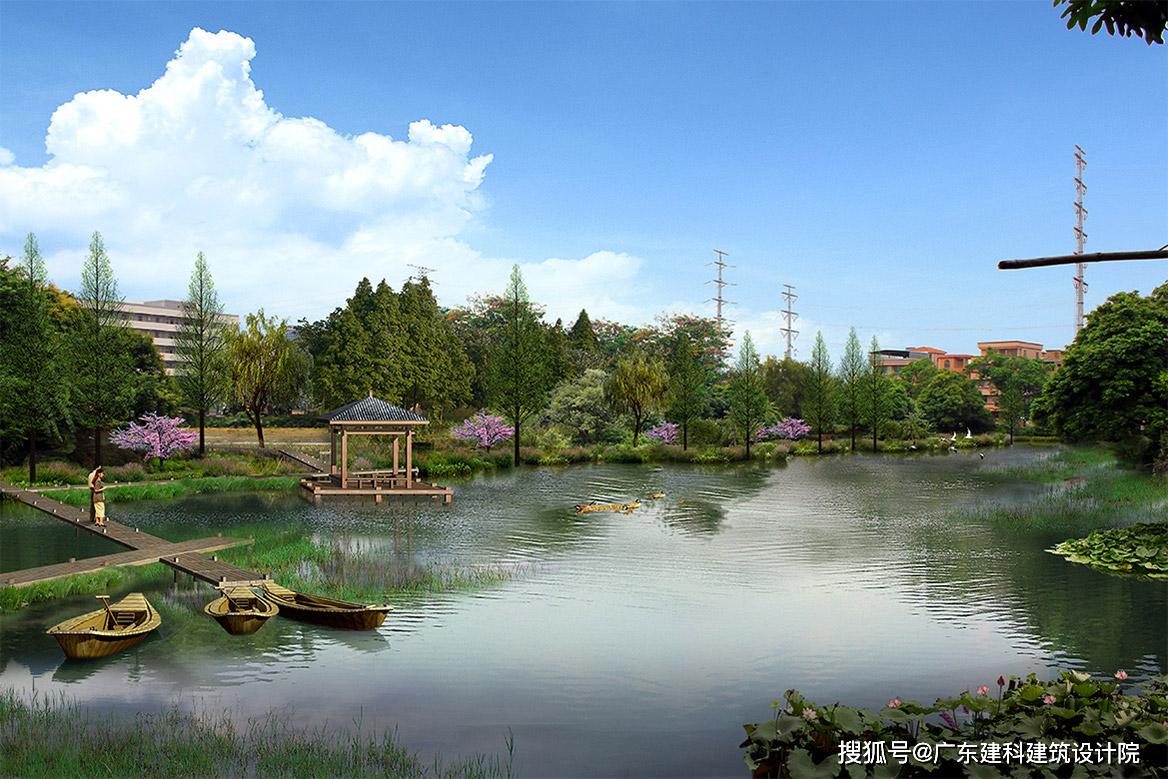 城镇滨水绿地园林景观设计的理念总结火狐电竞(图1)