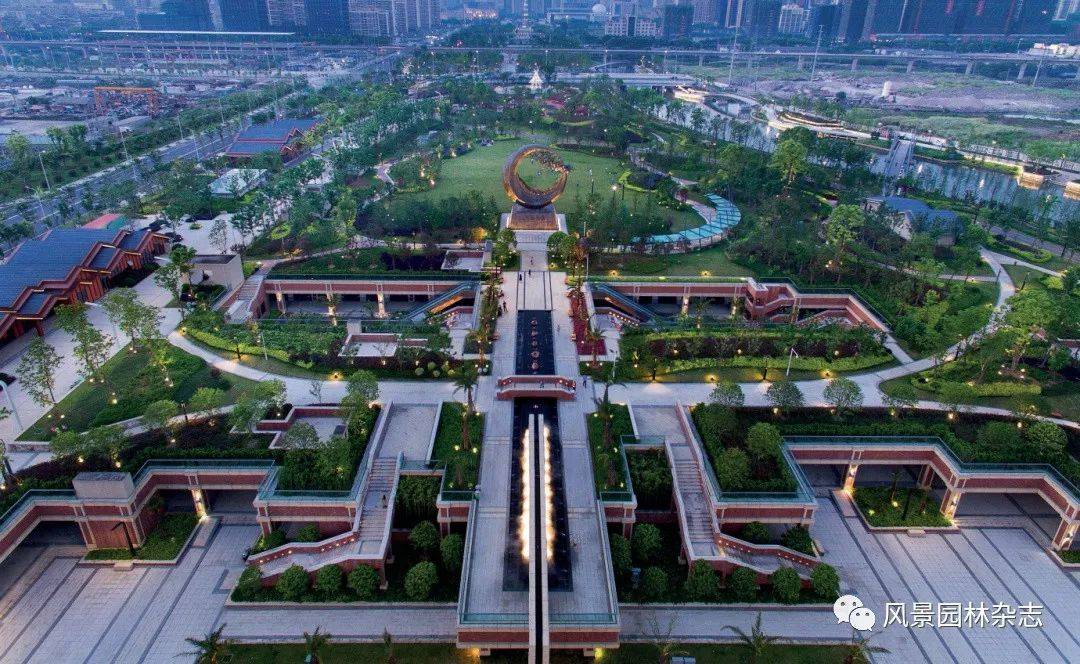 火狐电竞LA作品 中轴上的城市绿心——温州城市中央绿轴公园设计(图1)