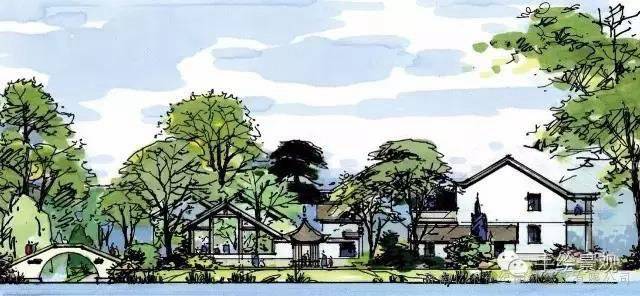 火狐电竞市政园林景观设计-手绘篇(图1)