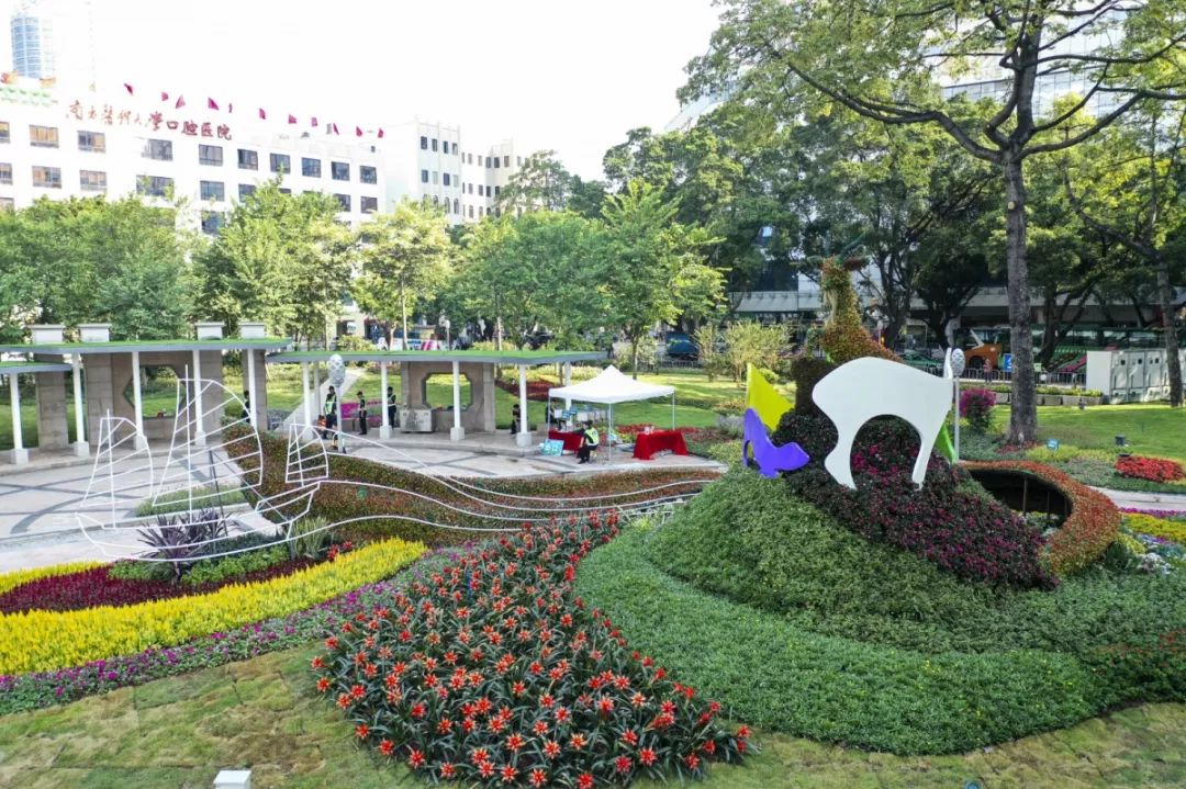 碧海丹心花开盛世 越秀海珠广场园博会分火狐电竞会场18个园林作品等你来鉴赏！(图3)