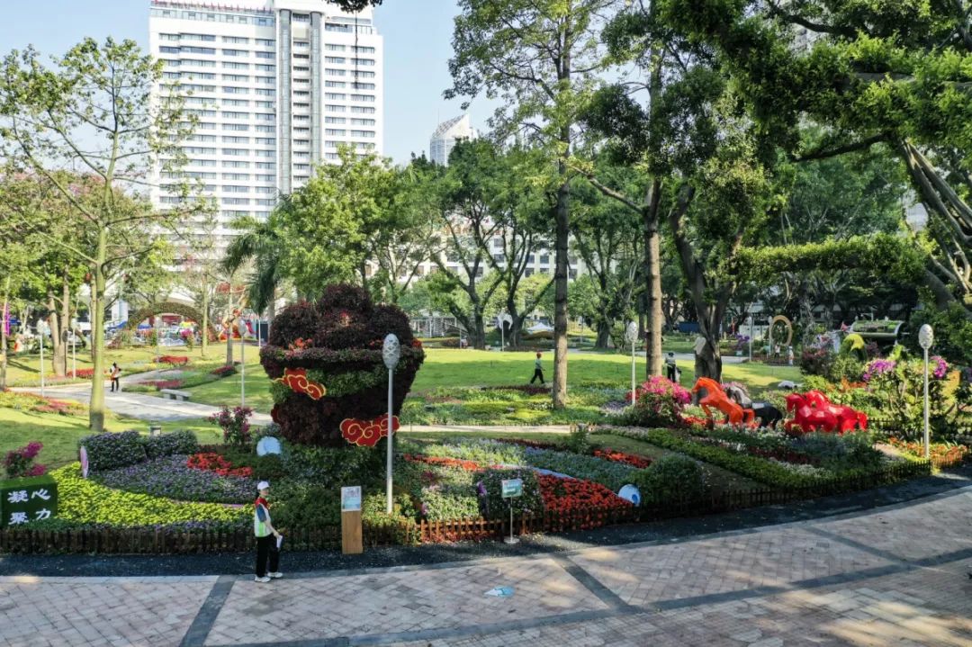 碧海丹心花开盛世 越秀海珠广场园博会分火狐电竞会场18个园林作品等你来鉴赏！(图6)
