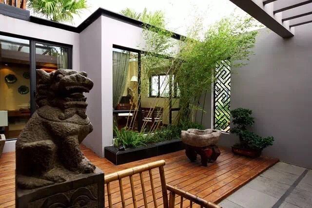 私家“中式庭院”设计恬静自然的中式花园才是院子应有的样子火狐电竞(图2)