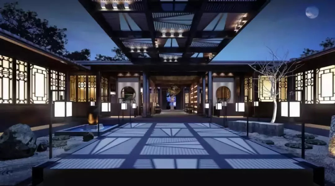 火狐电竞高端住宅别墅花园设计(图5)