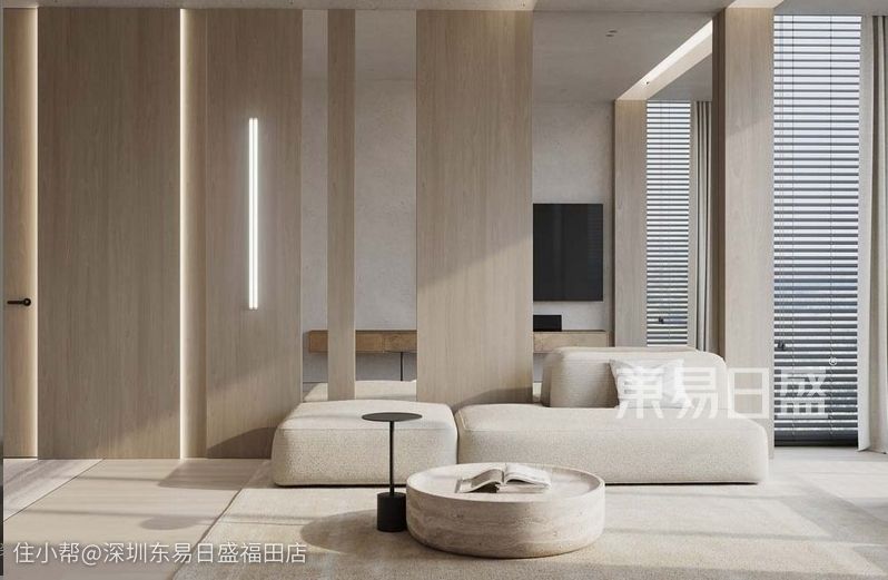 【深圳装修】房屋装修设火狐电竞计效果图简洁的风格也能打造高档效果！(图3)
