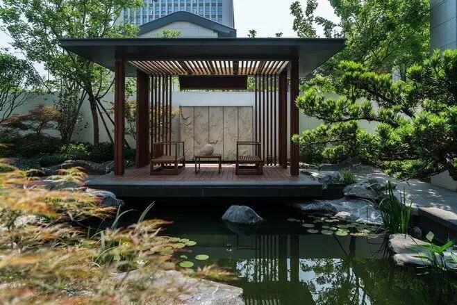 火狐电竞13个“中式庭院”景观设计每处都是景这才是中国人的院落(图3)