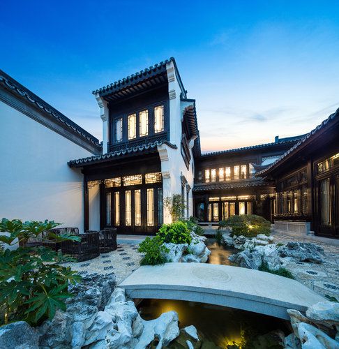 火狐电竞13个“中式庭院”景观设计每处都是景这才是中国人的院落(图7)