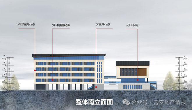 白鹭洲中学分校、附小分校！吉安火狐电竞这两所学校有新进展效果图曝光！(图4)