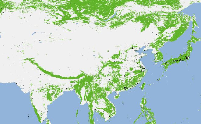 火狐电竞中国更绿了村庄覆盖率都高达3201%！卫星：沙漠都出现“绿点”(图6)