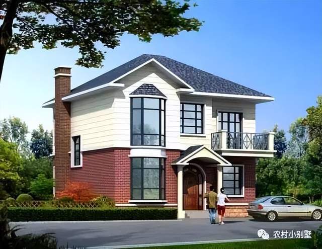 火狐电竞预算20万也能建“豪宅”15套小宅基地二层农村自建房别墅设计图(图7)