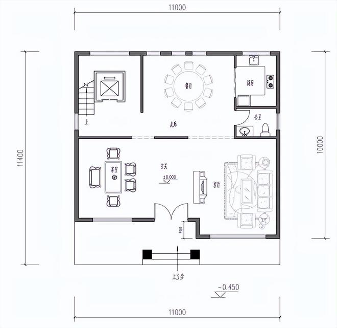 火狐电竞30套农村自建房别墅设计图占地110平方米左右造价只要20万起(图2)